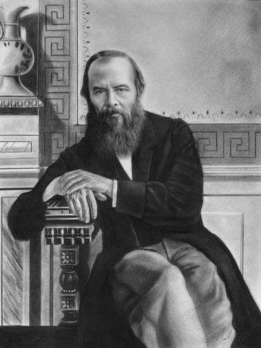 Portrait of Fyodor Dostoevsky thumb