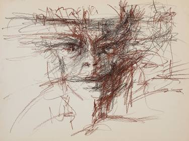 Print of Expressionism Portrait Drawings by Nik Ned