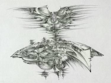 Original Surrealism Abstract Drawings by Nik Ned