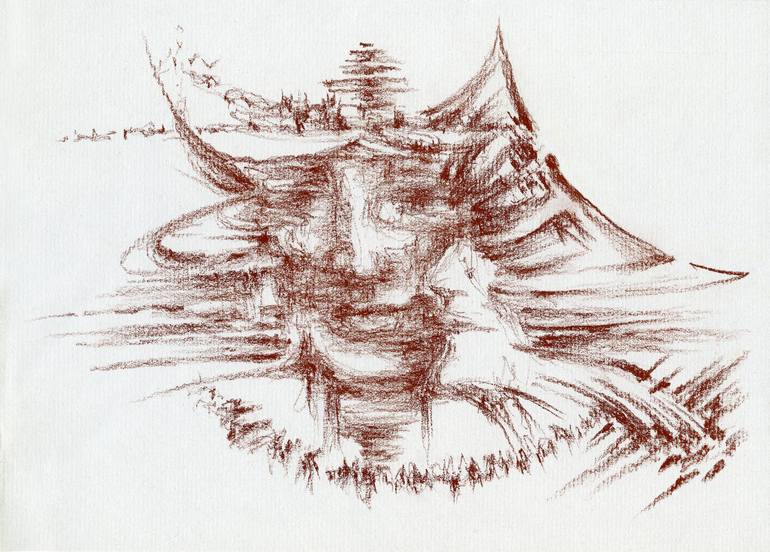 Original Abstract Drawing by Nik Ned