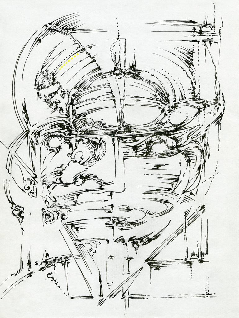 Original Abstract Drawing by Nik Ned