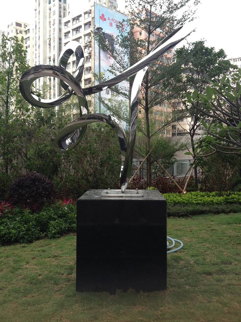 Original Fine Art Abstract Sculpture by Wenqin Chen