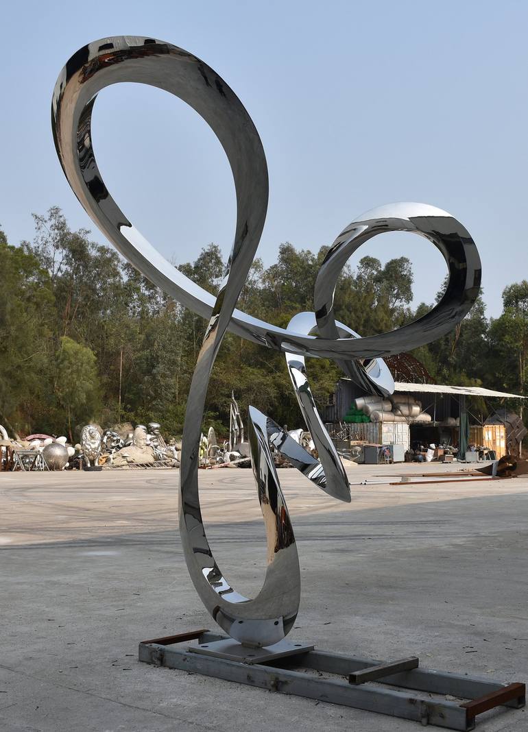 Original Abstract Sculpture by Wenqin Chen