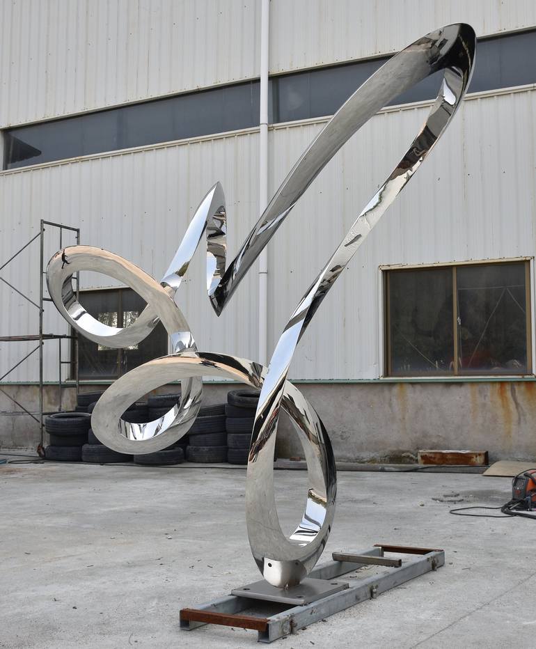 Original Fine Art Abstract Sculpture by Wenqin Chen