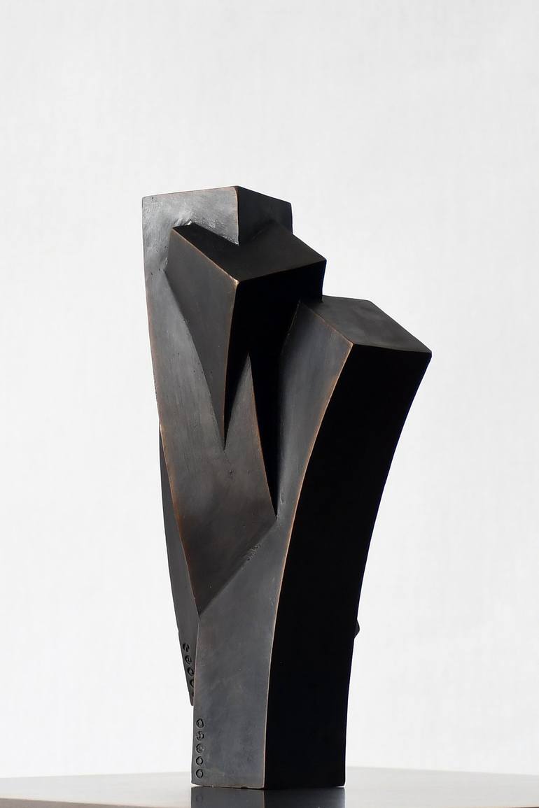 Original Fine Art Abstract Sculpture by Wenqin Chen