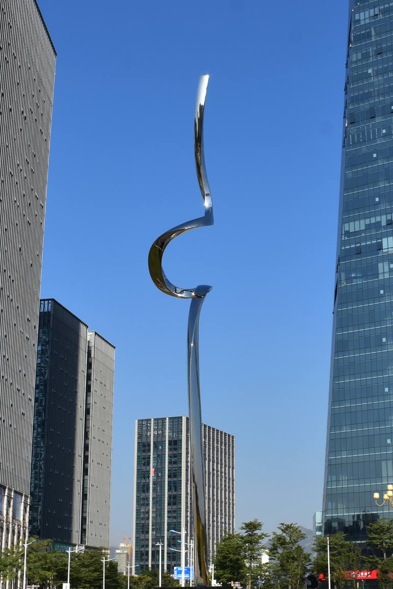 Original Abstract Sculpture by Wenqin Chen