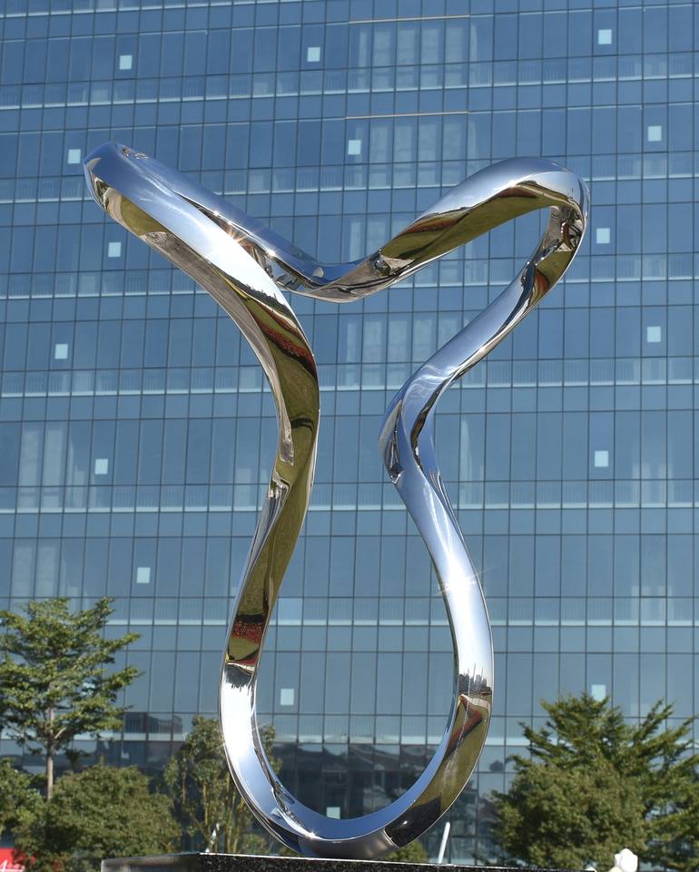 Original Abstract Sculpture by Wenqin Chen