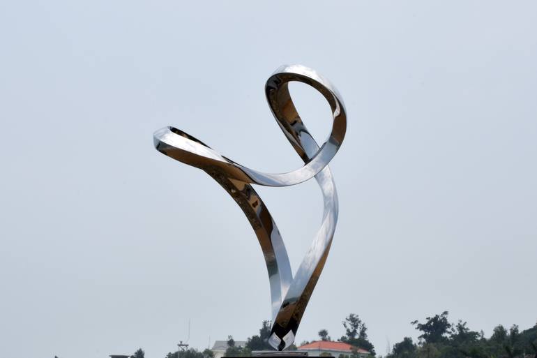 Original Fine Art Abstract Sculpture by Wenqin Chen