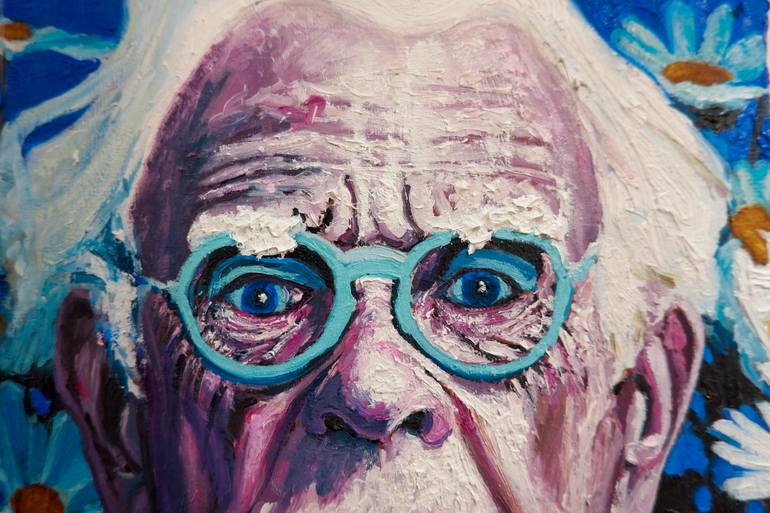 Original Contemporary People Painting by Mihai Cotiga