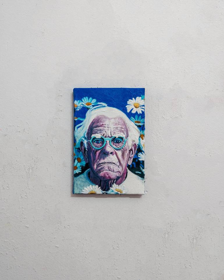 Original Contemporary People Painting by Mihai Cotiga