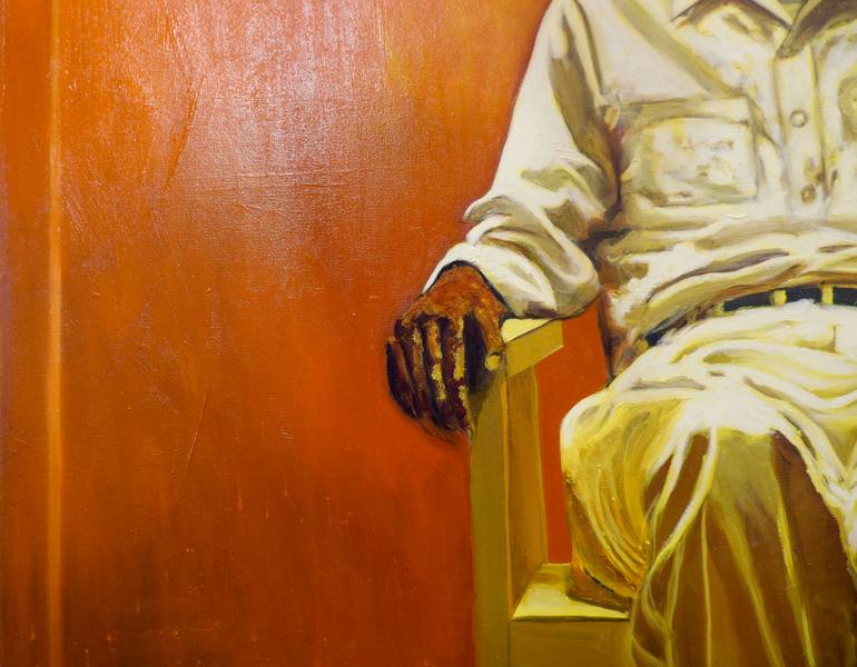 Original Contemporary People Painting by Mihai Cotiga