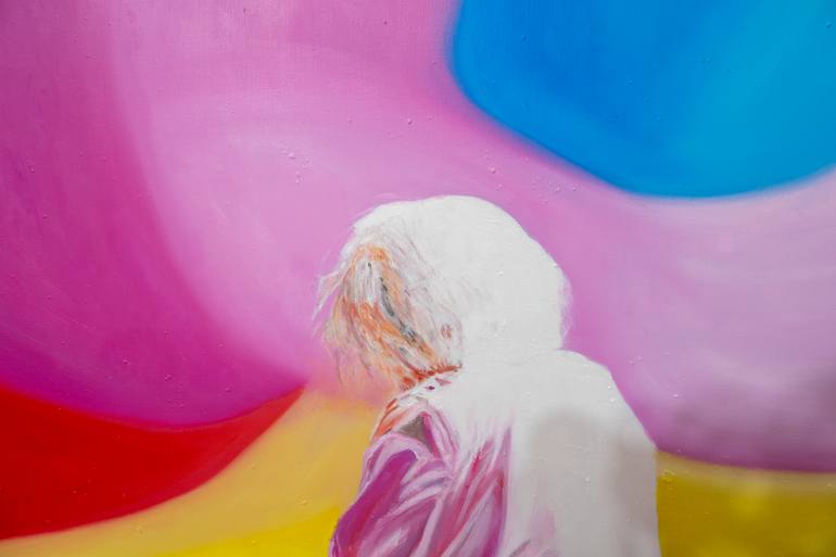 Original Contemporary People Painting by Mihai Cotiga