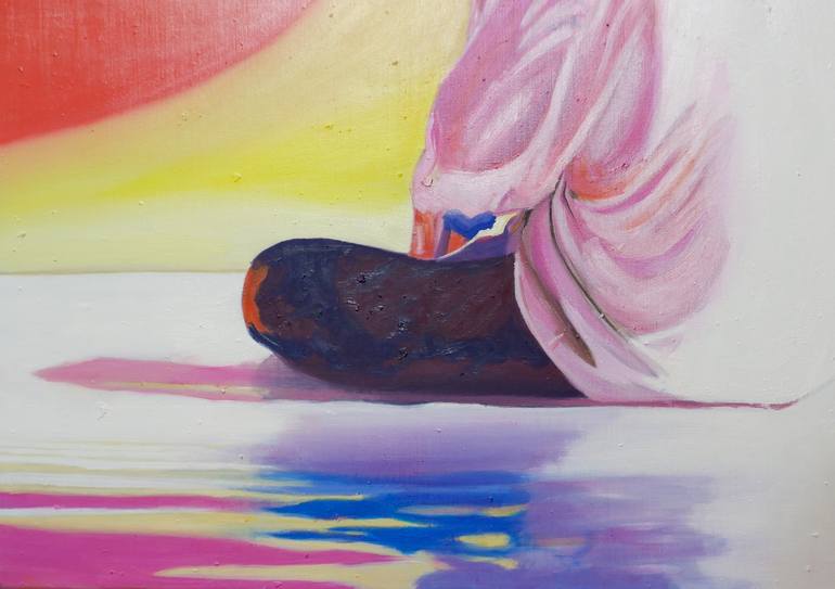 Original Contemporary People Painting by Mihai Cotiga