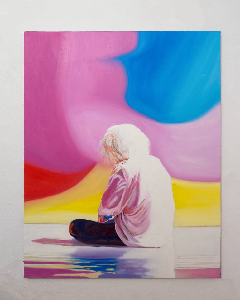 Original Contemporary People Painting by Mihai Cotiga