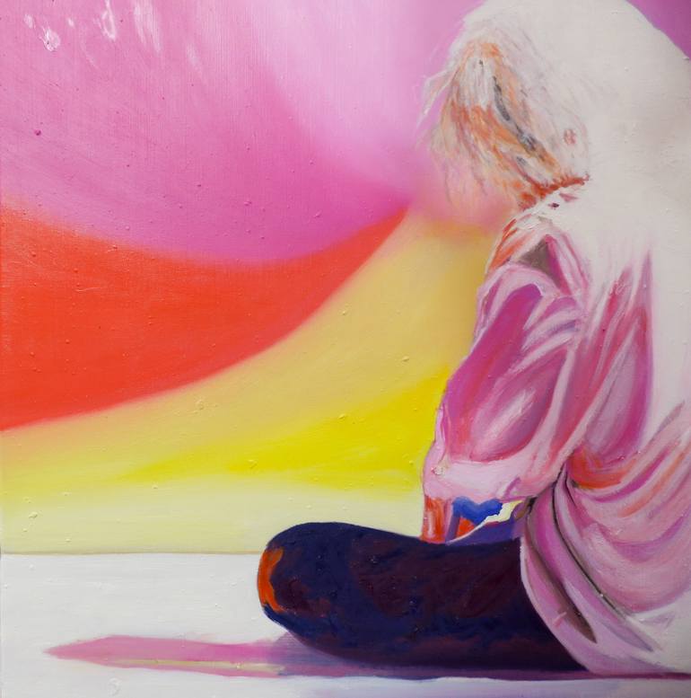 Original Contemporary People Painting by Mihai Cotiga