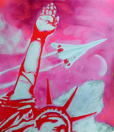 Print of Expressionism Political Paintings by Mihai Cotiga