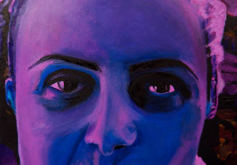 Original Figurative People Painting by Mihai Cotiga