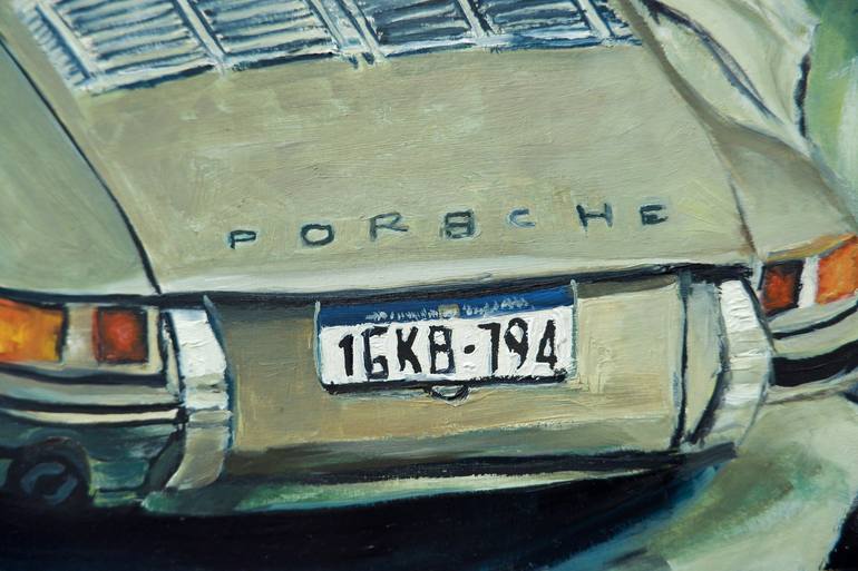 Original Automobile Painting by Mihai Cotiga