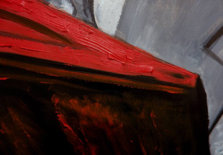 Original Figurative People Painting by Mihai Cotiga