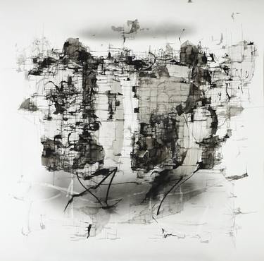 Original Modern Abstract Drawings by Dorota Jedrusik