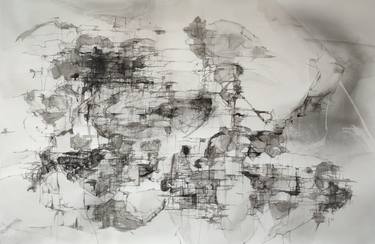 Original Abstract Drawing by Dorota Jedrusik