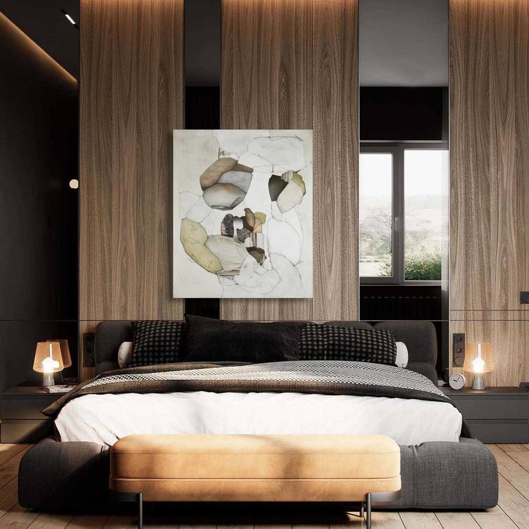 Original Minimalism Abstract Painting by Dorota Jedrusik