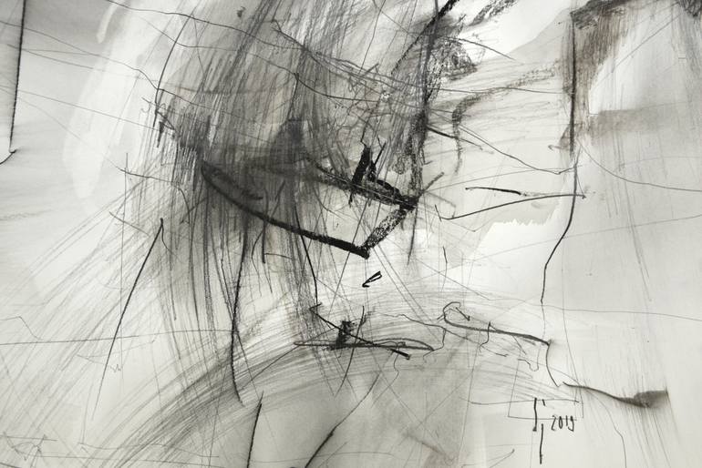 Original Abstract Drawing by Dorota Jedrusik
