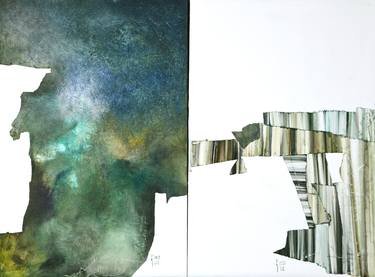 Original Fine Art Abstract Paintings by Dorota Jedrusik