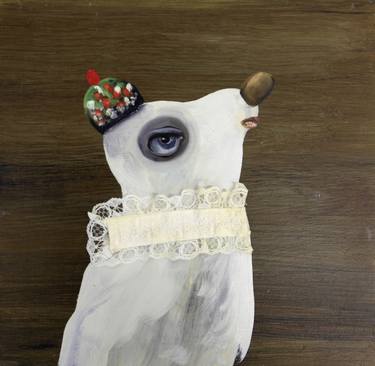 Original Surrealism Animal Paintings by marjan jaspers