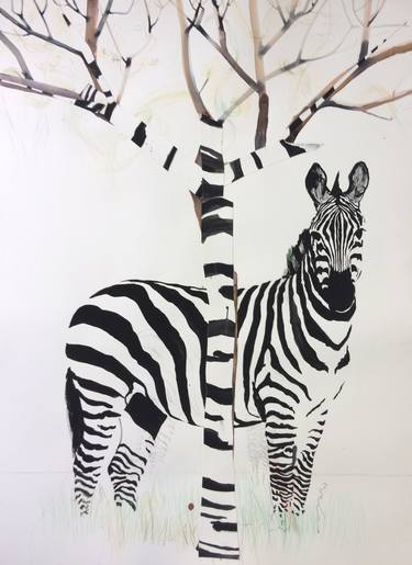 Original Figurative Animal Drawings by marjan jaspers