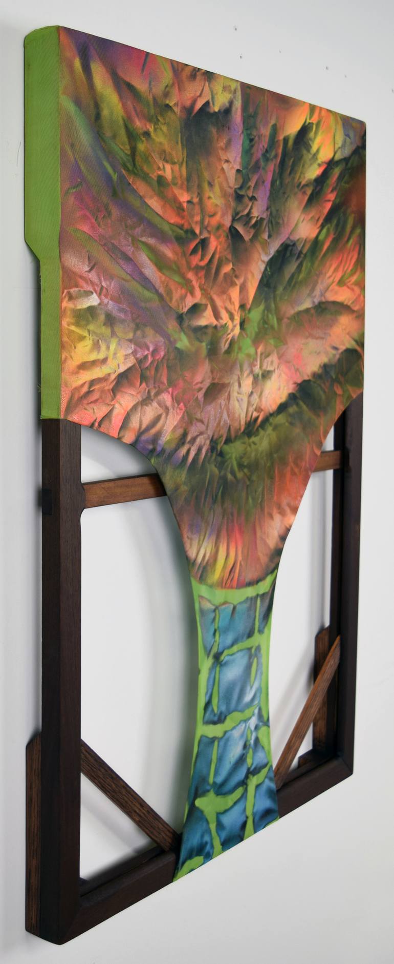 Original Abstract Botanic Painting by Mike Carney