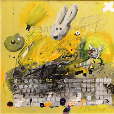 Original Expressionism People Paintings by Georg Redzek