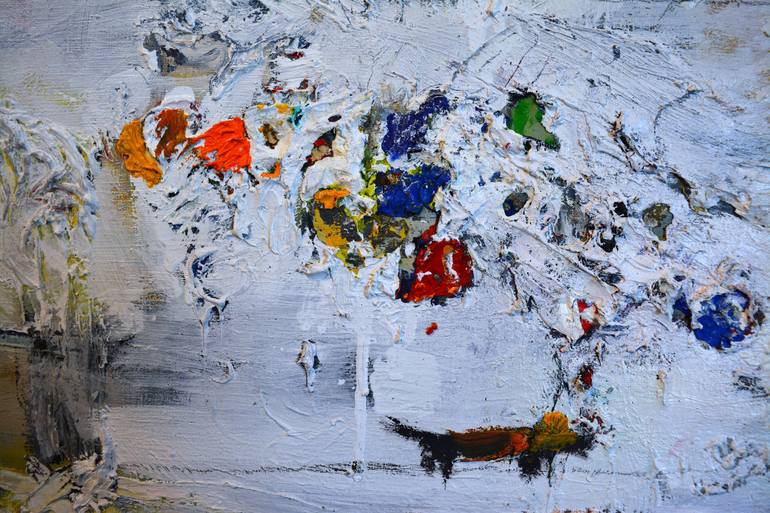 Original Expressionism Landscape Painting by Georg Redzek