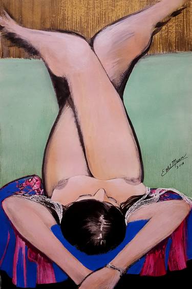 Original Figurative Nude Paintings by Ethel Mann
