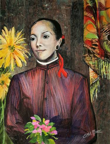 Original Portraiture Portrait Paintings by Ethel Mann