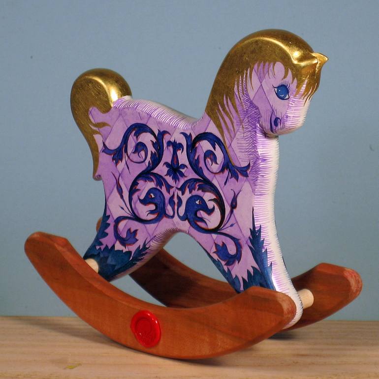 Original Figurative Horse Sculpture by Sergio Milani
