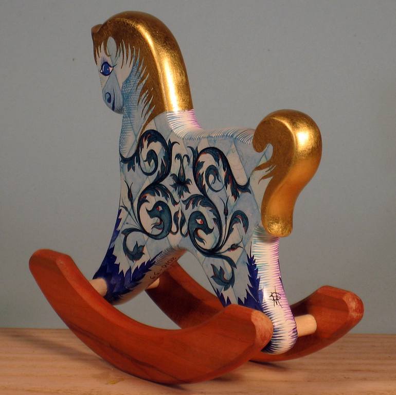 Original Figurative Horse Sculpture by Sergio Milani