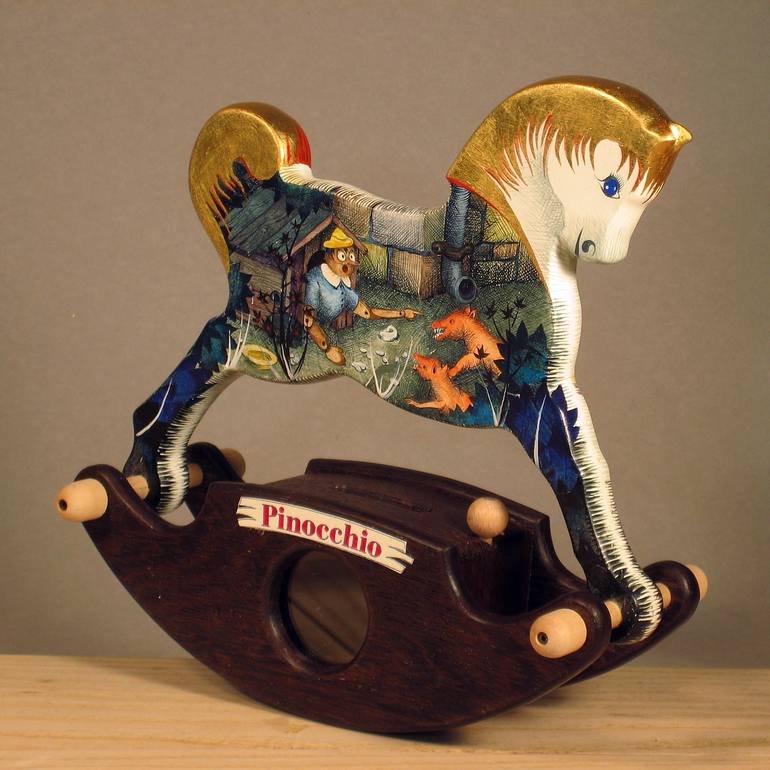 Original Figurative Fantasy Sculpture by Sergio Milani