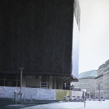 Original Photorealism Cities Paintings by Christoph Eberle