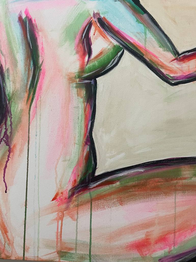 Original Abstract Expressionism Abstract Painting by Deanna Delgado