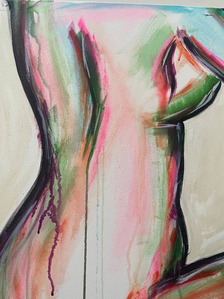 Original Abstract Expressionism Abstract Painting by Deanna Delgado