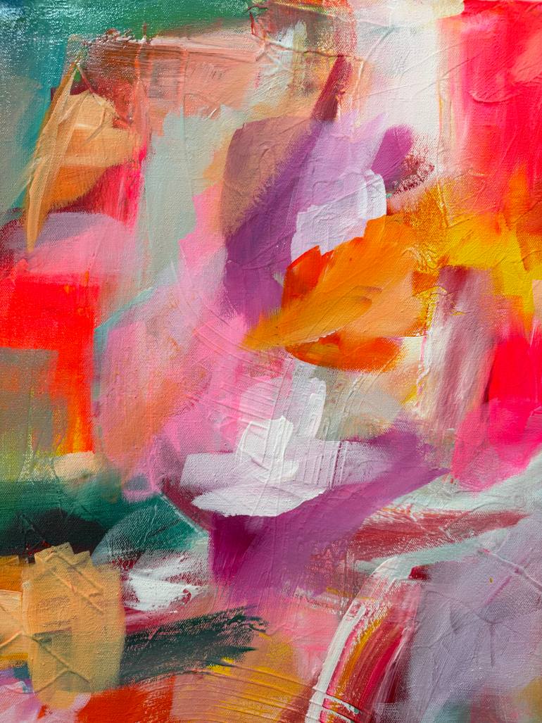 Original Abstract Expressionism Abstract Painting by Deanna Delgado