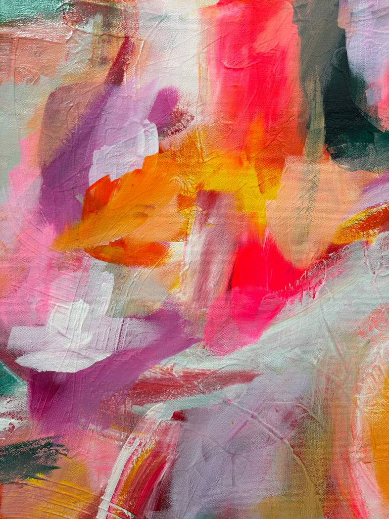 Original Abstract Expressionism Abstract Painting by Deanna Delgado