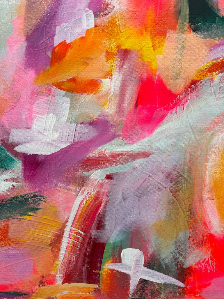 Original Abstract Expressionism Abstract Painting by Deanna Delgado