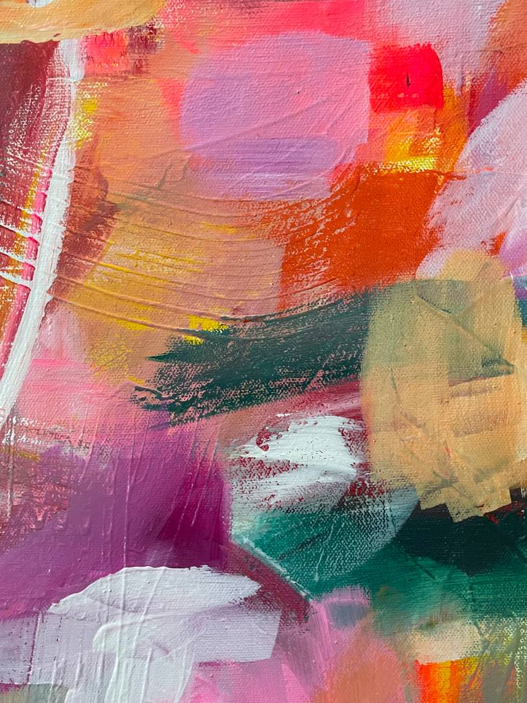 Original Abstract Expressionism Abstract Painting by Deanna Delgado