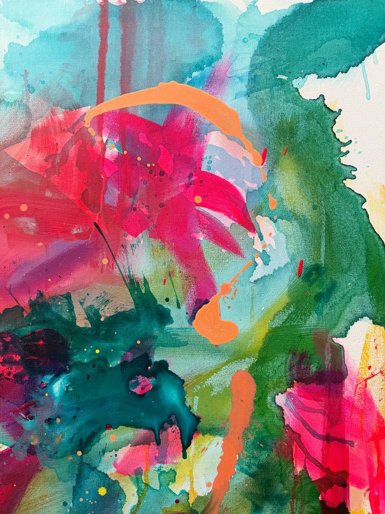 Original Abstract Expressionism Abstract Painting by Deanna Delgado