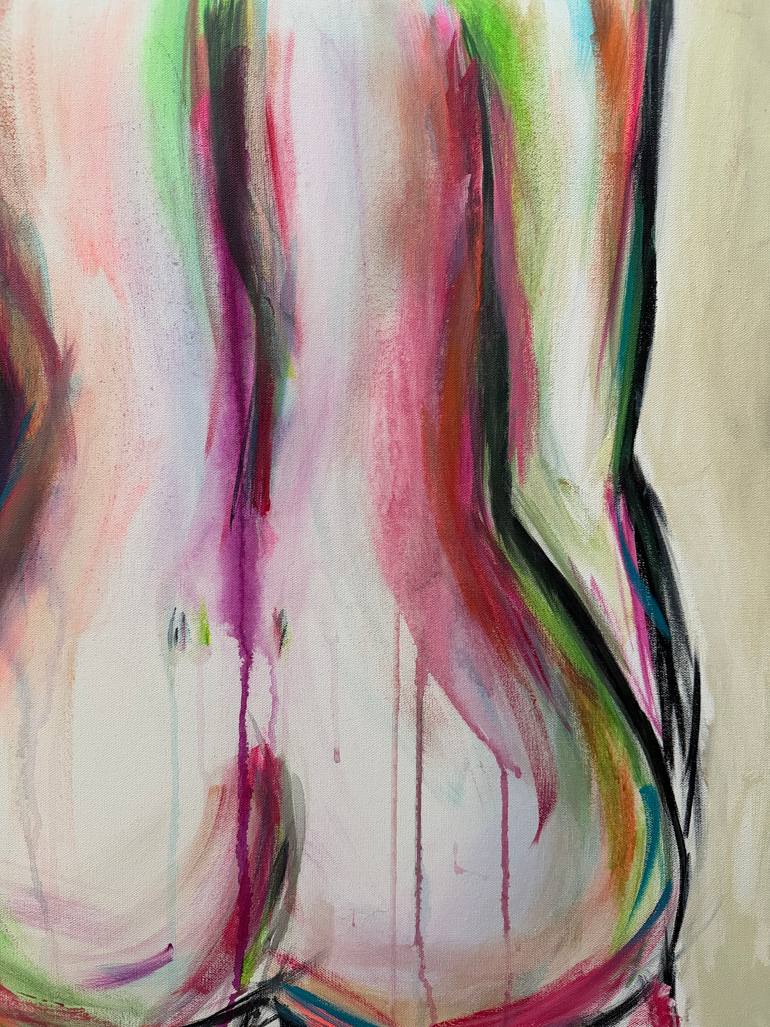 Original Pop Art Abstract Painting by Deanna Delgado