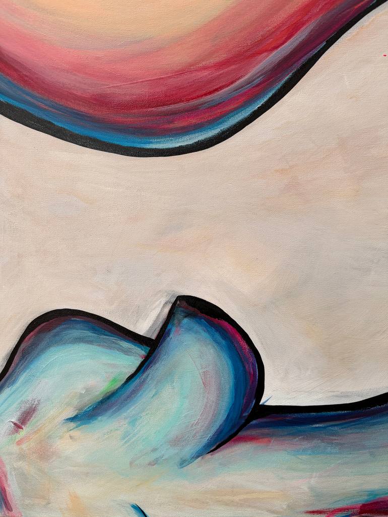 Original Abstract Expressionism Abstract Painting by Deanna Delgado