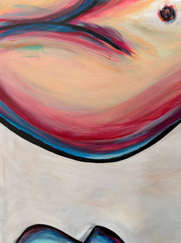 Original Abstract Expressionism Abstract Painting by Deanna Delgado