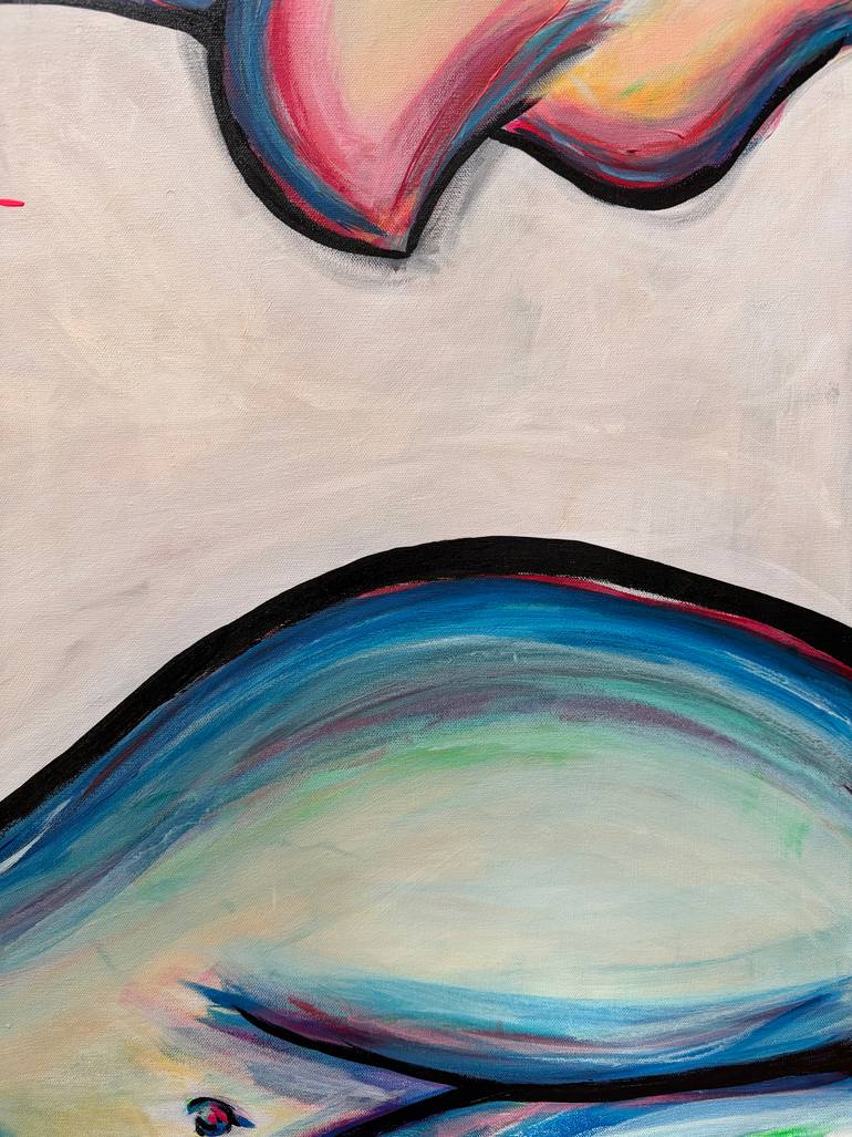 Original Abstract Expressionism Abstract Painting by Deanna Delgado